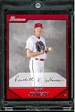 2007 Bowman Randy Johnson Arizona Diamondbacks #72 - Mint Condition Baseball Card - In Protective Display Case !