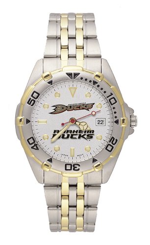 NHL Anaheim Ducks Men's All Star Watch Stainless Steel Bracelet