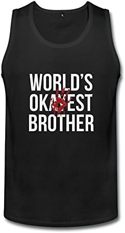 Man's World's Okayest Brother Unique Tanks Shirts