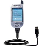 Classic Straight USB Cable for the T-Mobile PPC Edition with Power Hot Sync and Charge capabilities - Gomadic Brand w/ TipExchange Technology