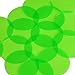 Round Vinyl Shape No Hole 50mm Green Go Go Fluorescent Edge Glow