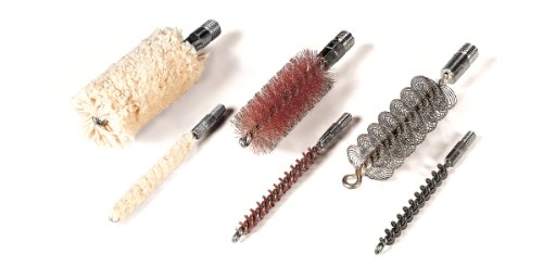 Hoppes 3-Pack Phosphor Bronze Brush/Swab Kit for .22 Caliber Rifle, Card