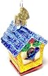 Old World Christmas Ornament Small Birdhouse #16037