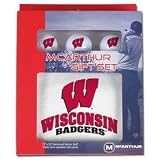 Wisconsin Badgers Golf Gift Box Set