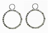 Ladies 0.18ct Diamond Circle Earring Charms