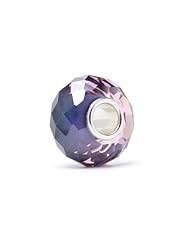Novobeads Purple Panache CZ Cubic Zirconia Charm Bead - Made in USA w imported materials - Fits all major bead bracelets