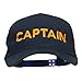 Captain Embroidered Cap - Navy