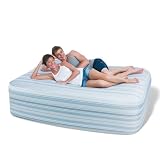 Bestway Luftbett 203x152x56 cm m. Pumpe und Bezug