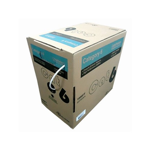 Cable Matters Plenum Jacket (CMP) Cat6 Ethernet Cable in White 1000 Feet