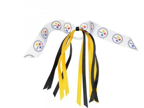 Pittsburgh Steelers Hair tie with Streamer
