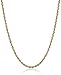 Amazon Collection 14k Yellow Gold Rope Chain Necklace (2.0mm)