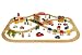 Toys : Complete Wooden Train Railway System - 101 Piece Town & Country Train Set (Compatible with leading wooden rail systems) - Wooden Toy