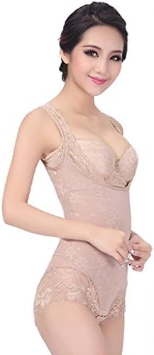 AUBIG Sheath Strapless Lace Bamboo Charcoal Slimming Body Shaper Invisible-SizeXXL