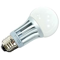 MyGift 6W LED 60 Watt A19 Standard Replacement High Efficiency Energy Saver Home Light Bulb Balanced Spectrum 4500K Neutral White Lamp Light