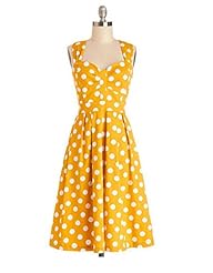 Vintage Bubble Dress Polka Dot Print Cotton Evening Dress/Party Dress 
