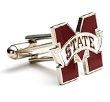 Mississippi State Bulldogs Cufflinks Cuff Links