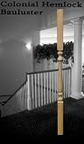 Colonial Hemlock Baluster 4" X 24" 6 Per Box