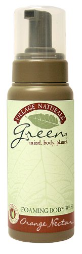 Village Naturals Green Orange Nectar Foaming Body Wash 9 fl oz
