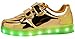 Tokee Unisex Light Up Shoes USB Charging Led Sneakers for Toddler and Little Kid