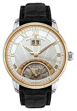 maurice lacroix Men's Masterpiece Jours Retrograde Automatic 18K Gold Bezel Black Alligator