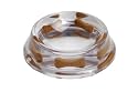 Clear Bone Dog Bowl - Luxury Designer dog bowl from K9 by Igloo  Design (large)