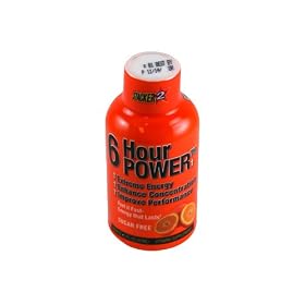 Nve Pharmaceuticals 119EA 2oz. 6-Hour Sugar-Free Power Energy Shots - Orange Flavor (12 Each)
