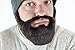 The 'Beast' fake stick-on fancy dress full beard from Super-Stache - Brown
