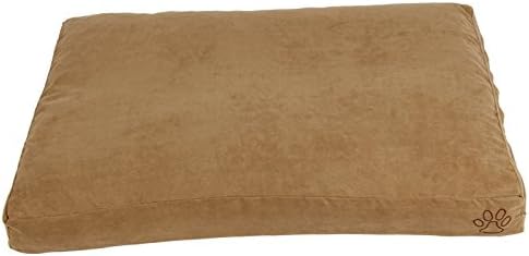 Zipper Cover for Dog Pet Bed Mat Cushion Dog Bed Cover Replacement Do It Yourself 6 Comfort Material 2 Size (Khaki Color-Suede, 36"X29")