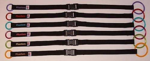 Large Phantom Hybrid Oar Tethers, Pair in Red