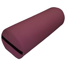 Jumbo Flat-Bottom Bolster - Maroon (9'')