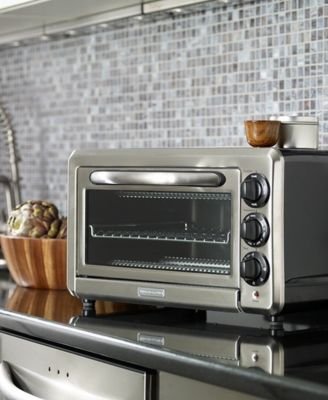 Childrens Toyshop  Kitchen & Housewares : KitchenAid KCO1005OB 1/2-Cubic-Foot 6-Slice Countertop Oven, Onyx Black