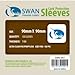 Swan Card Sleeves (90x90mm) - 150 Pack, Thin Sleeves