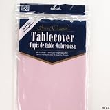 Pink Plastic Table Cover