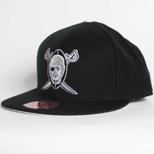Mitchell & Ness Oakland Raiders Fitted Throwback Hat 7 1/2