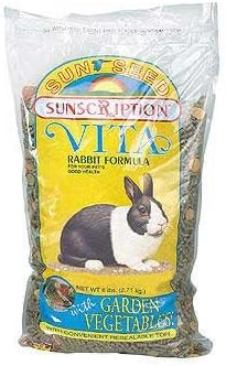 Sun Seed Company SSS13614 6-Pack Vita Mix Daily Diet Rabbit Food, 6-Pound