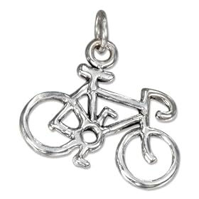 STERLING SILVER BICYCLE CHARM