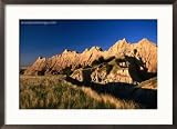 Badlands Loop Road and Rock Hills, Badlands National Park, South Dakota, USA Framed Photographic Poster Print by Stephen Saks, 29x21