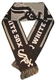 Chicago White Sox Baseball Warm Woven Knit Stripe Team Scarf
