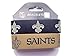 aminco NFL New Orleans Saints Silicone Rubber Bracelet, 2-pack, black