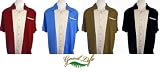 Good Life Retro Bowling Shirt - Tuxedo Camp