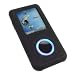 BLACK SKIN CASE FOR SANDISK SANSA E250 E260 E280+GIFT