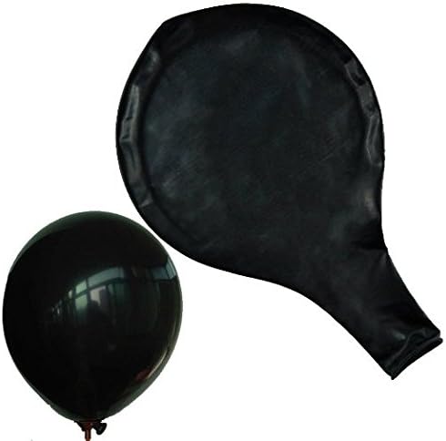 36 Inch Big Size Latex Balloon Valentine Wedding Party Decoration (2pcs/set Black)
