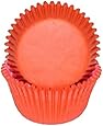 Golda's Kitchen 100 Count Solid Baking Cups, Mini, Orange