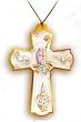 Bishop Necklace with Cord, 2 x 1.5" - MADE IN ITALY