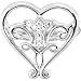 Sterling Silver KIT SIZE 7 PURE IN HEART RING FOR LADIES W/CARD AND BOX Pure In Heart Ring For Ladies W/card & Box
