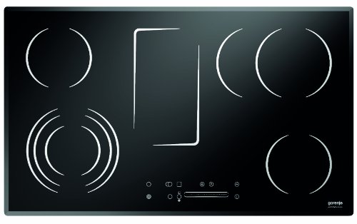 Gorenje Pininfarina ECS8P2 Elektro-Kochfeld / Ceran / Breite: 85 cm / Glaskeramik Kochfeld / Schieberegler Touch Control