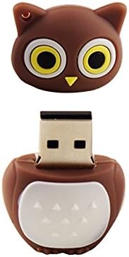 KINGSTRONG 4GB Cute Cartoon Stitch Shaped USB 2.0 Flash Drive/ Memory Stick(Owl, Brown)