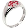 Anarchy -Sterling Silver Ring Size 12