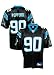 Julius Peppers Jersey: Reebok Black Replica #90 Carolina Panthers Jersey - Large