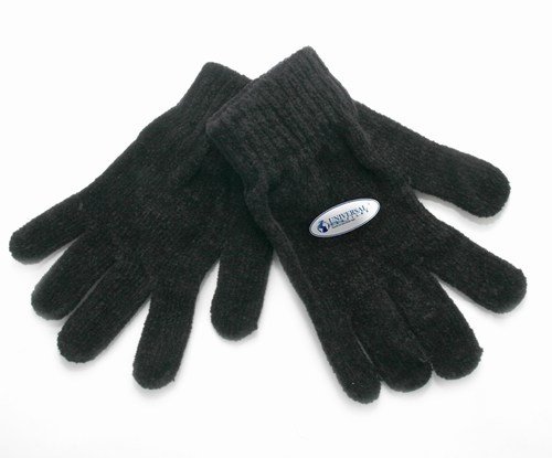 Ladies/Womens Thermal Chenille Magic Gloves (One Size) (Black)